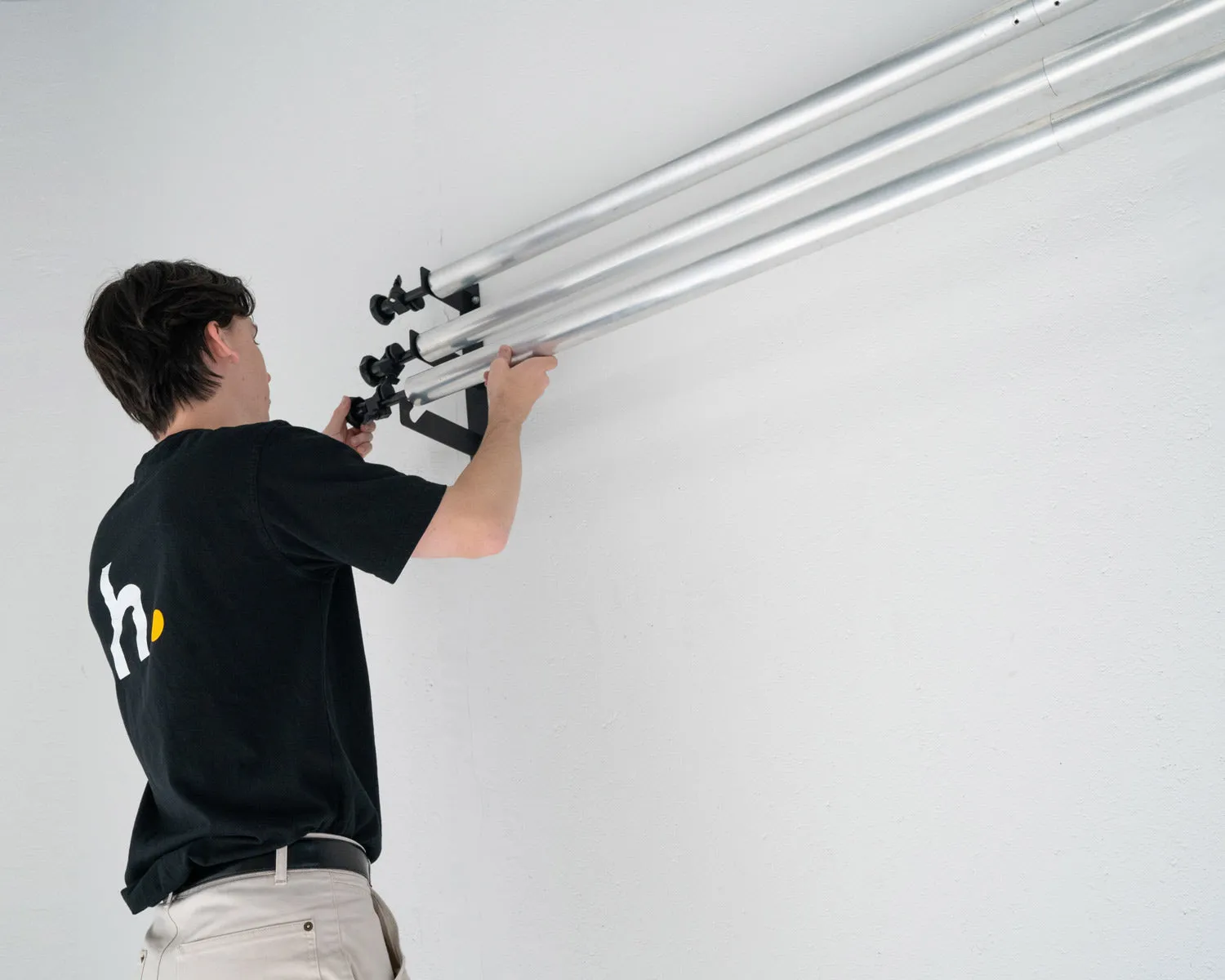 Metal Inner Tube Crossbars for Motorised & Manual Backdrop Support Systems (Triple Set) (DEMO STOCK)