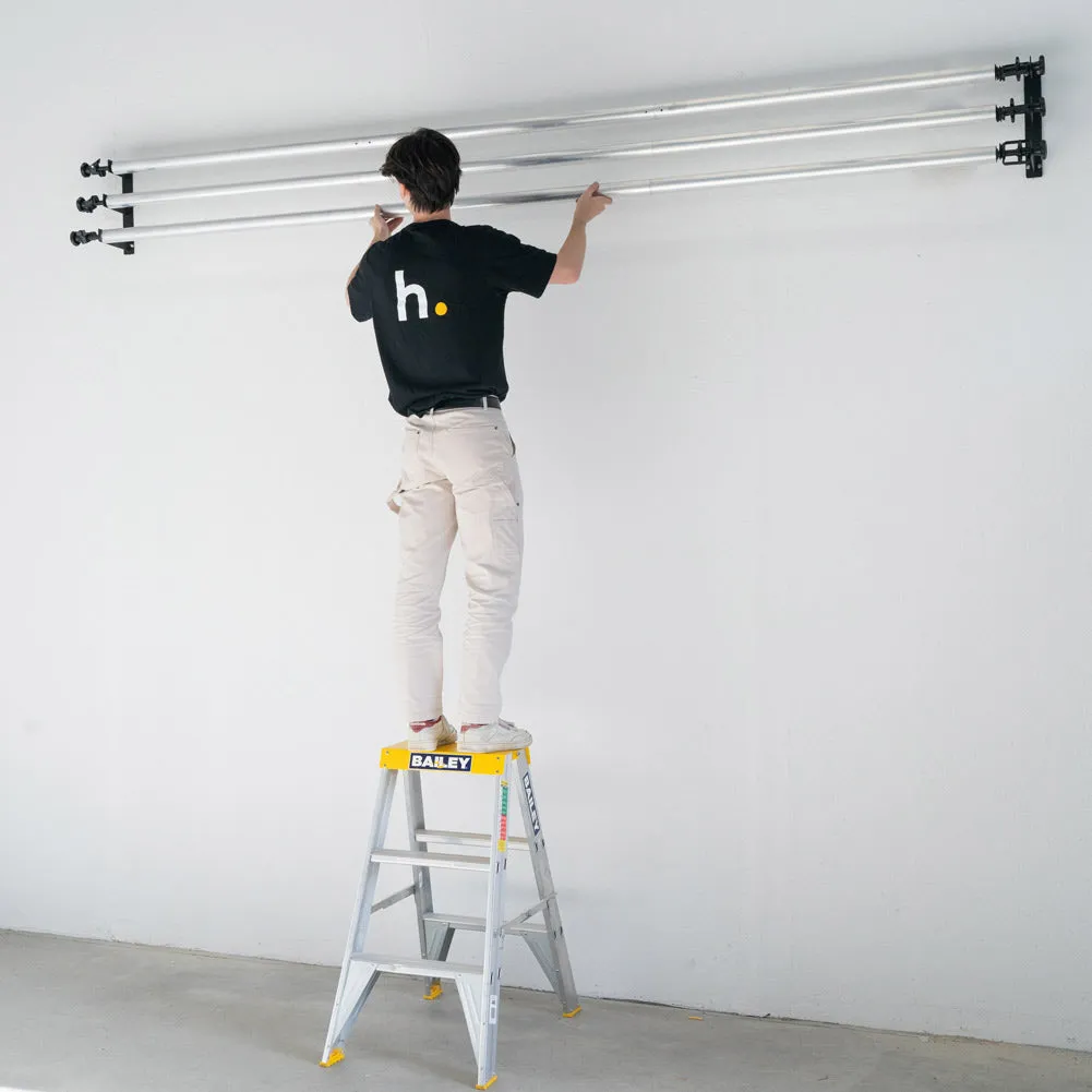 Metal Inner Tube Crossbars for Motorised & Manual Backdrop Support Systems (Triple Set) (DEMO STOCK)