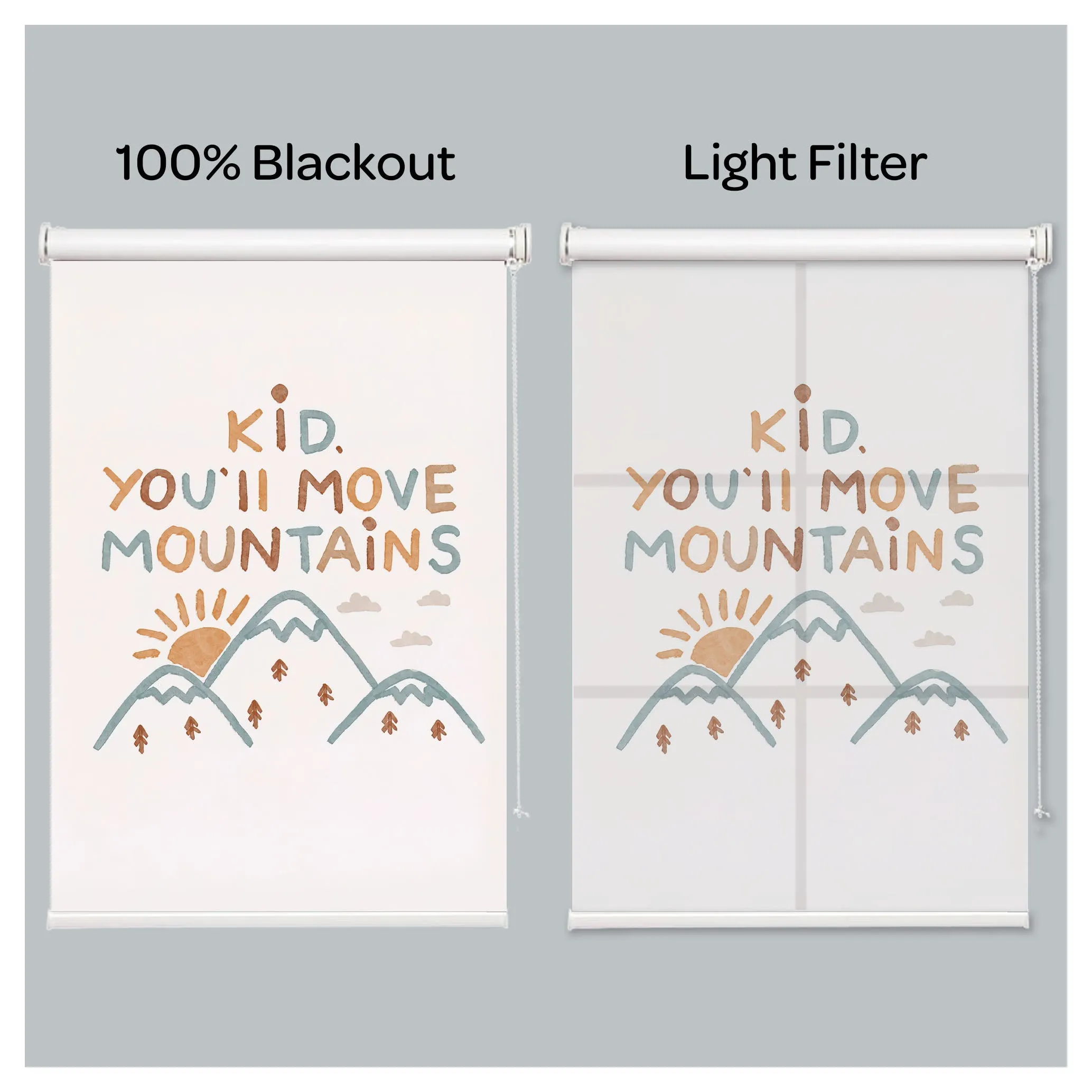 Midcentury Modern Window Roller Shade