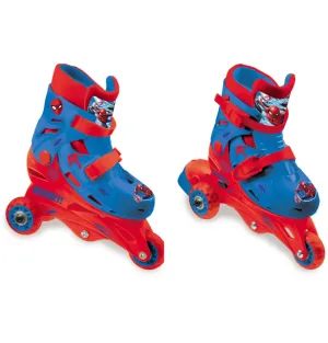 Mondo Spiderman Adjustable Tri Inline Skates for Kids, 3 Years 