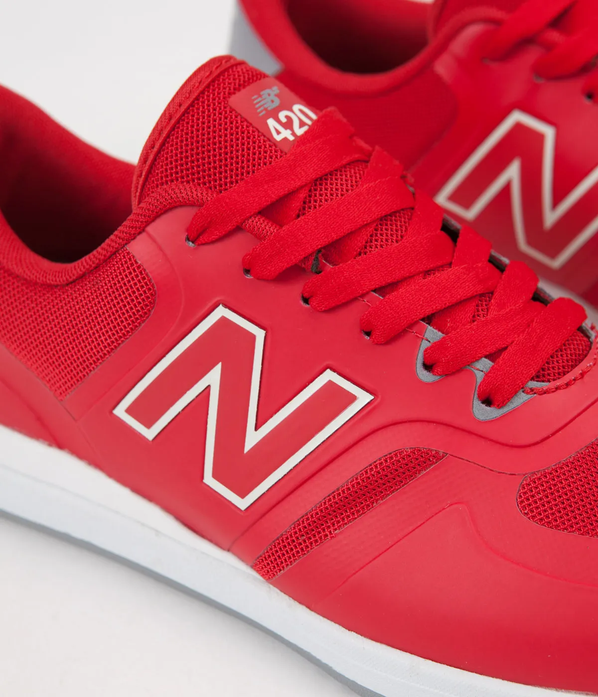 New Balance Numeric 420 Shoes - Red / White