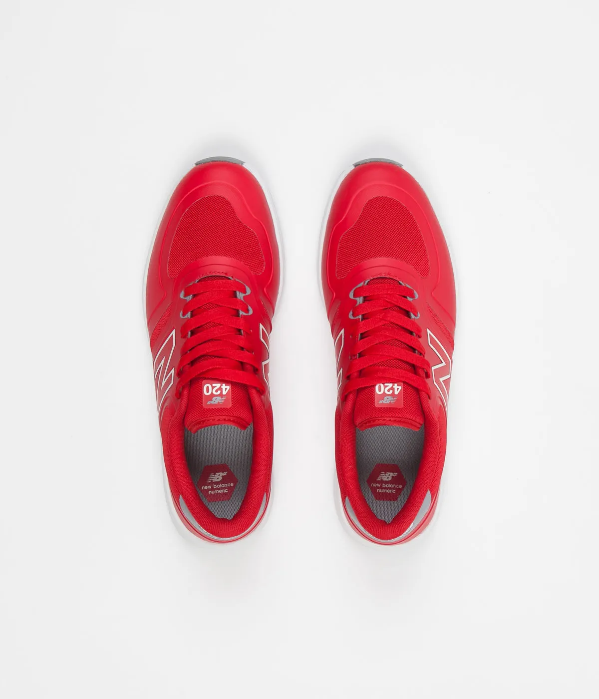 New Balance Numeric 420 Shoes - Red / White