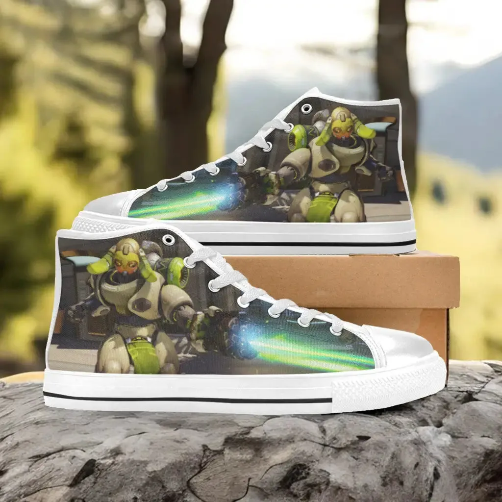 Overwatch Orisa Shoes High Top Sneakers for Kids and Adults