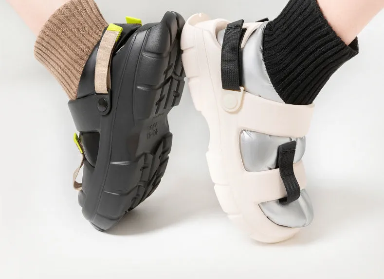 Owlkay Winter Women's Down-filled Waterproof Fashion Cotton Shoes
