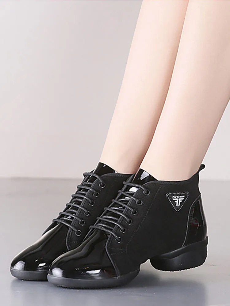 Oxford High-top Leather Dance Shoes