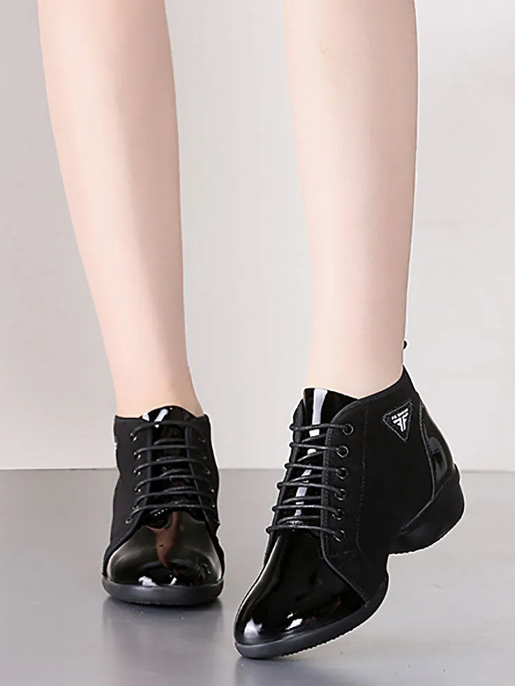 Oxford High-top Leather Dance Shoes