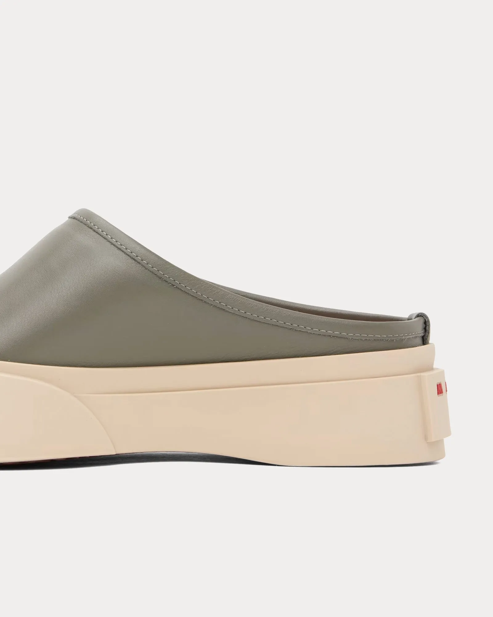 Pablo Neutral Grey Sabots