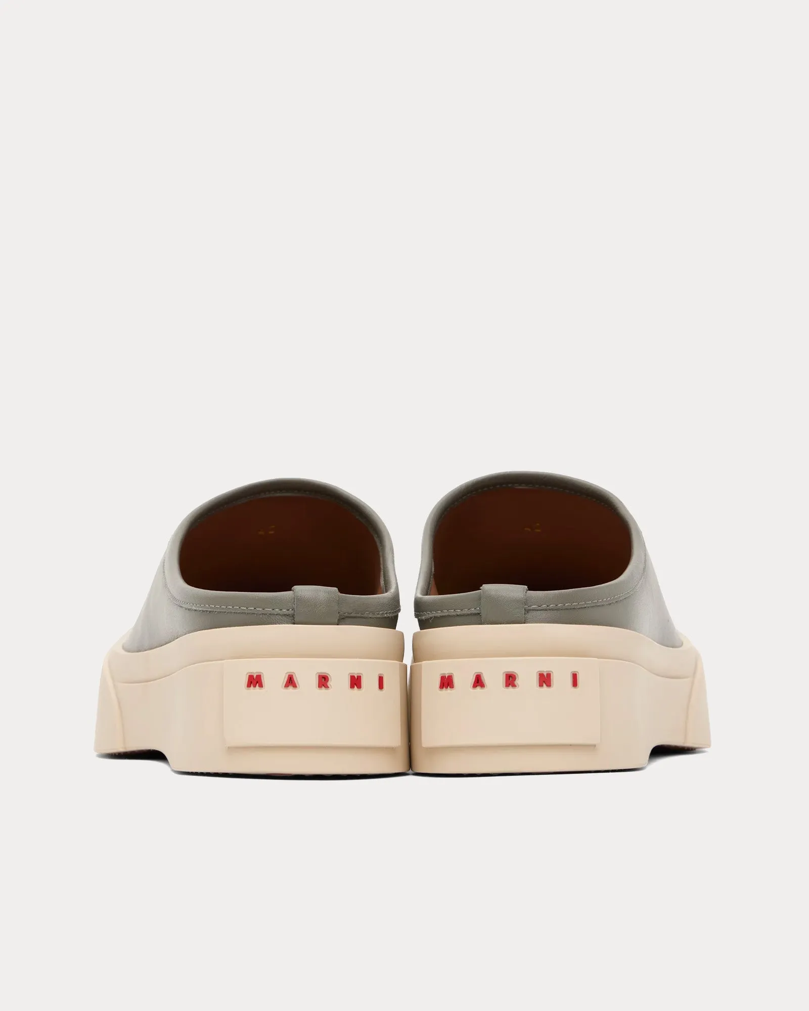 Pablo Neutral Grey Sabots