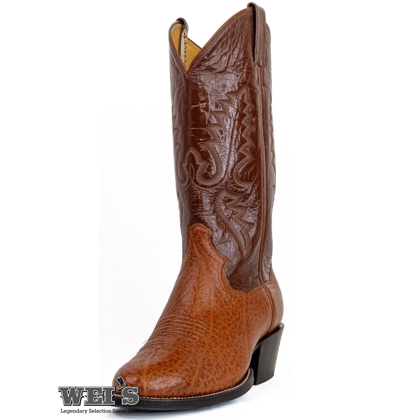 Panhandle Slim/Sanders Men's Cowboy Boots 13" Bull Cowboy Heel R Toe