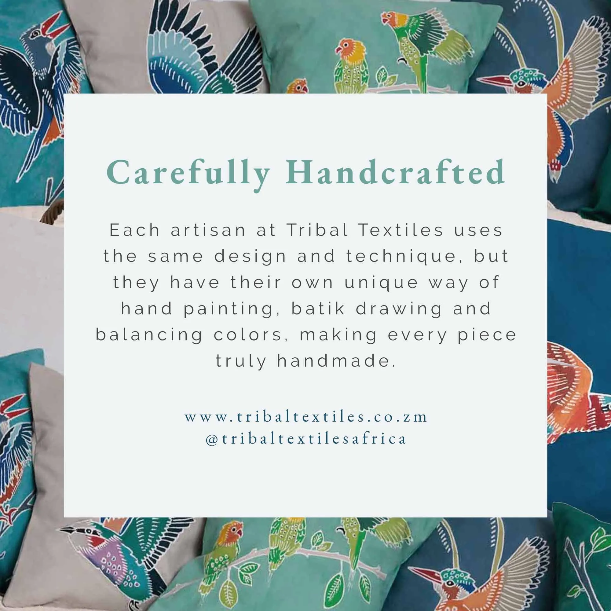 Papiko Lilac Breasted Roller Tote Bag - TEAL