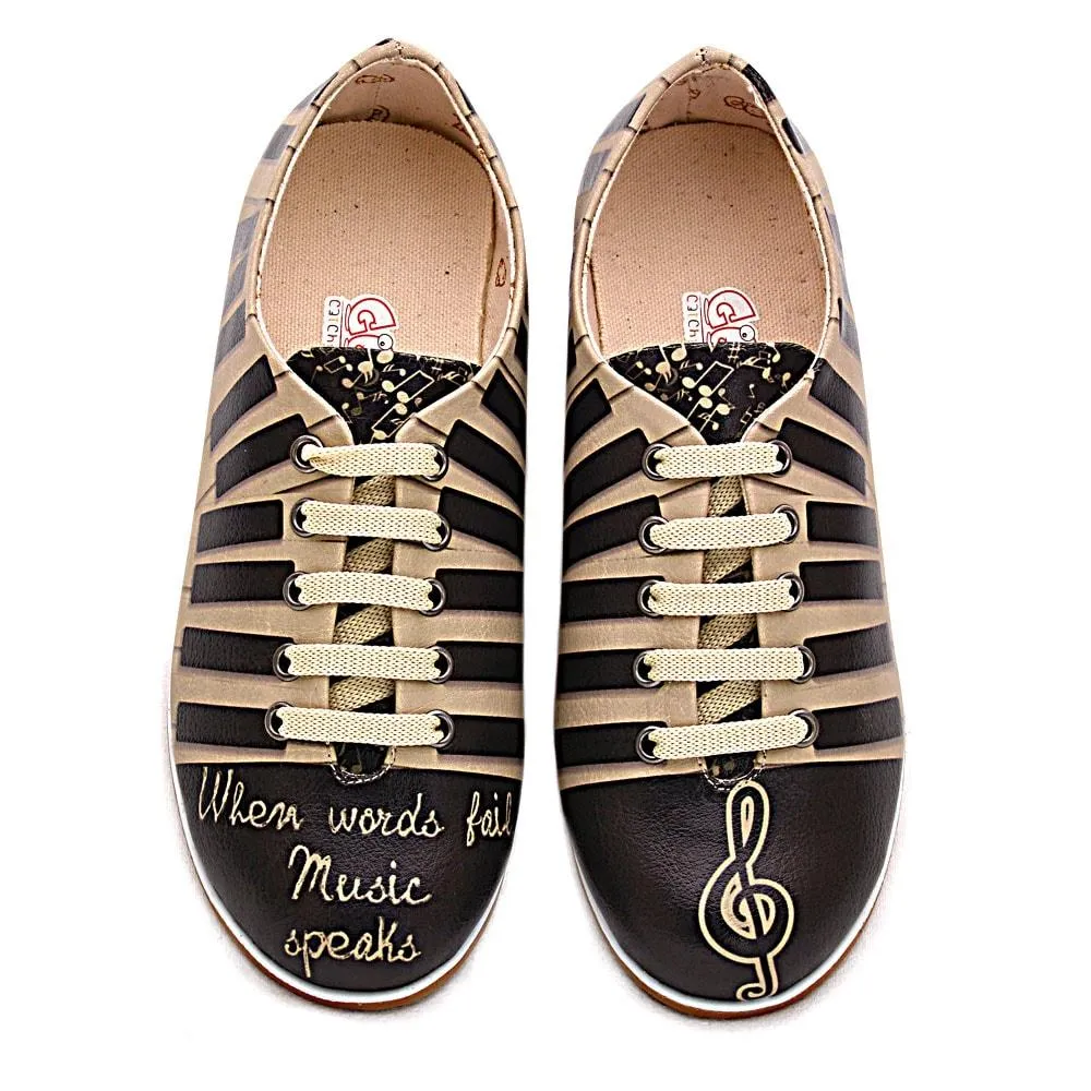 Piano Ballerinas Shoes SLV198