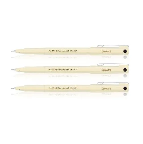 PILOT V5 HI-TECHPOINT 05 LIQUID INK ROLLER BLACK BALL PEN | SET OF 3 |