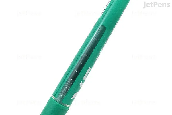PILOT V5 HI-TECHPOINT 0.5 LIQUID INK ROLLER GREEN BALL PEN |SET OF 3|