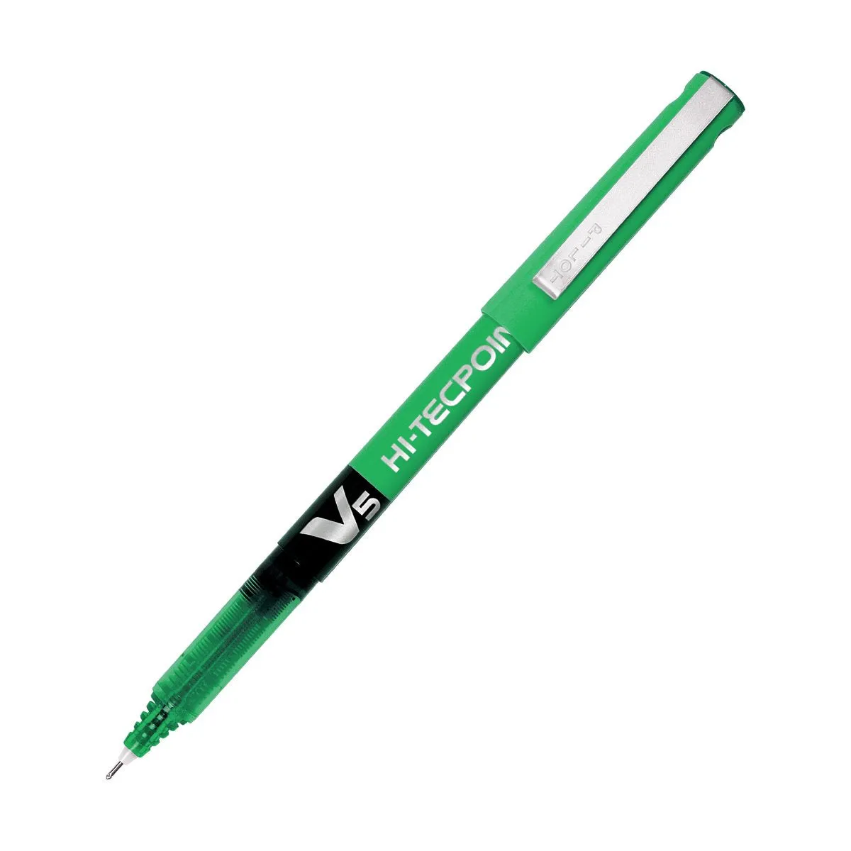 PILOT V5 HI-TECHPOINT 0.5 LIQUID INK ROLLER GREEN BALL PEN |SET OF 3|