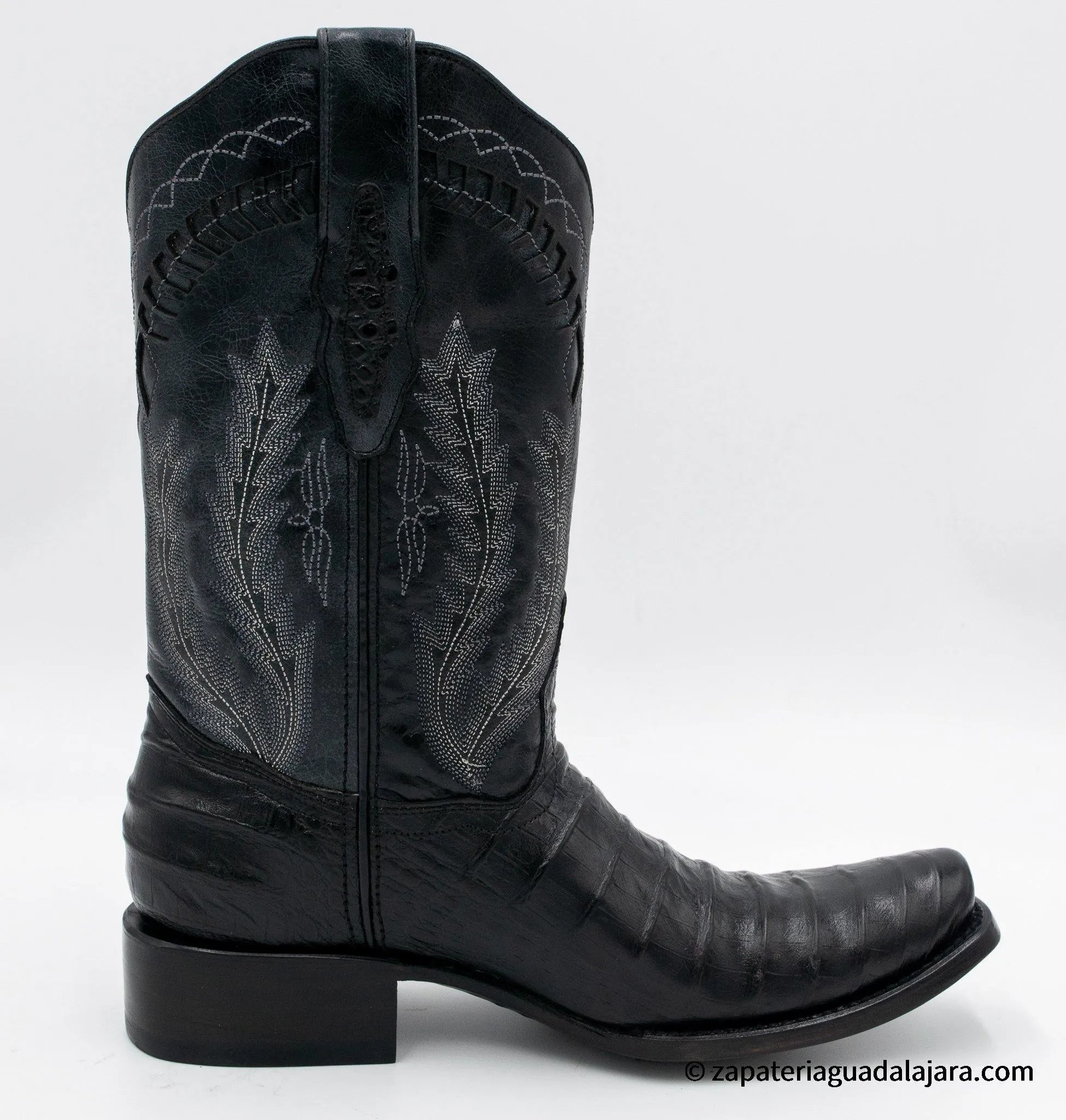 Q798205 Dubai Caiman Belly Print Black