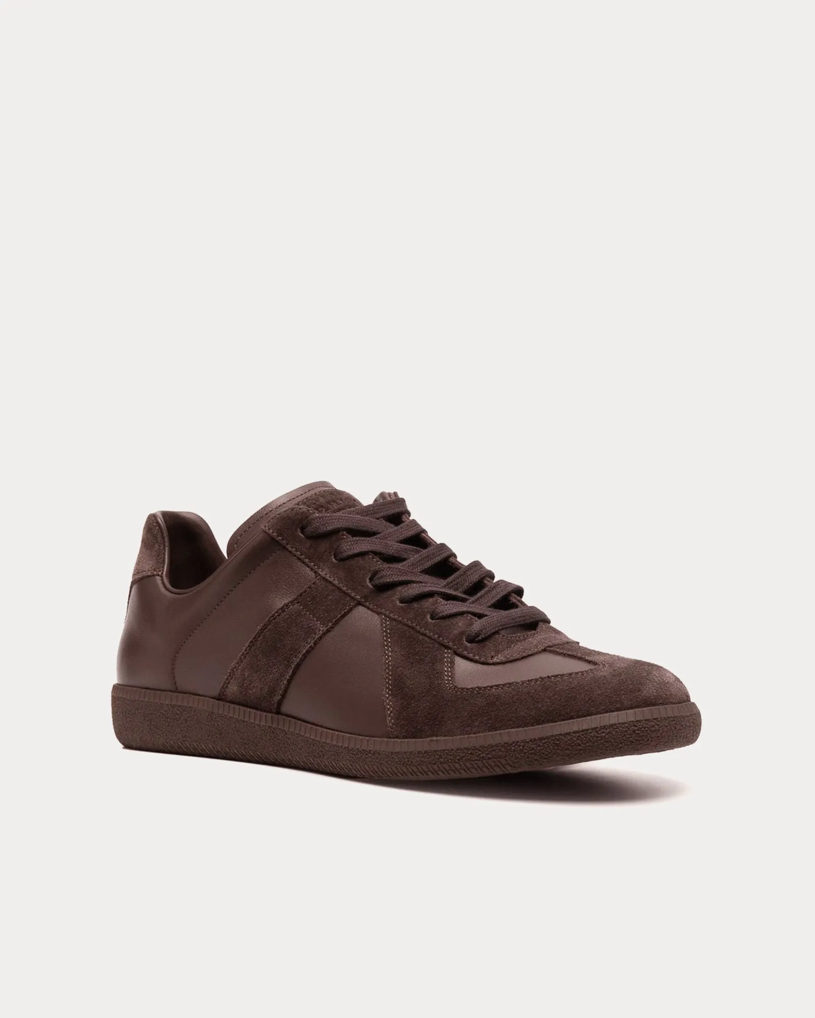 Replica Leather Nutmeg Low Top Sneakers