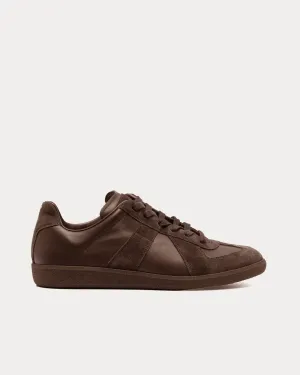 Replica Leather Nutmeg Low Top Sneakers