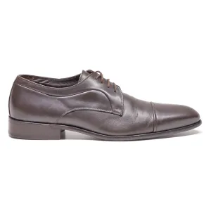 RICCARDO CARTILLONE Oxford Shoes Brown Leather Mens UK 9.5