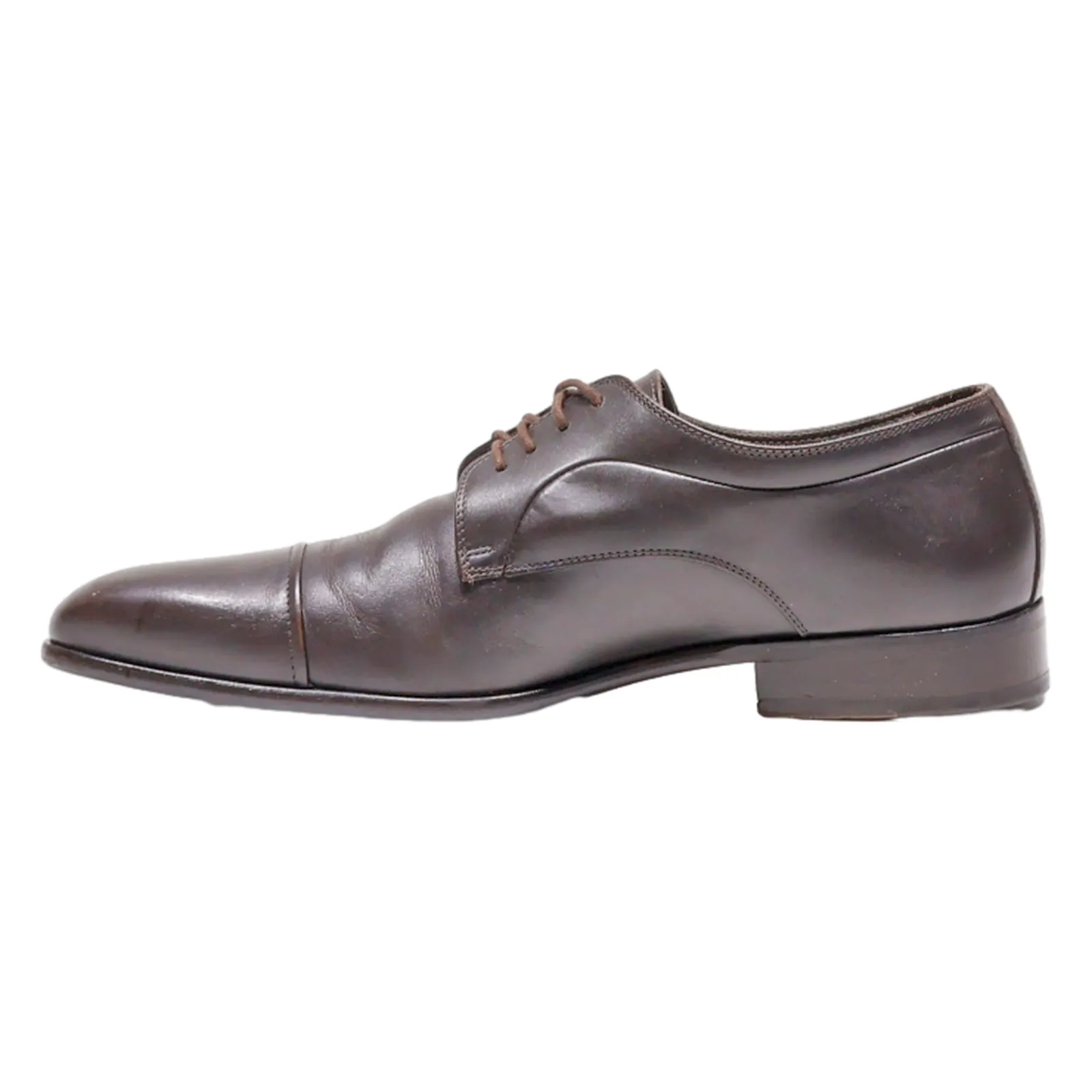 RICCARDO CARTILLONE Oxford Shoes Brown Leather Mens UK 9.5