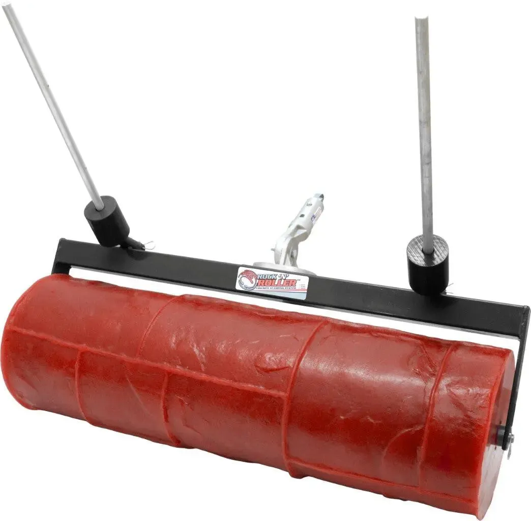 Rock N Roller Concrete Stamp Big Roller - 36" Ashlar Slate