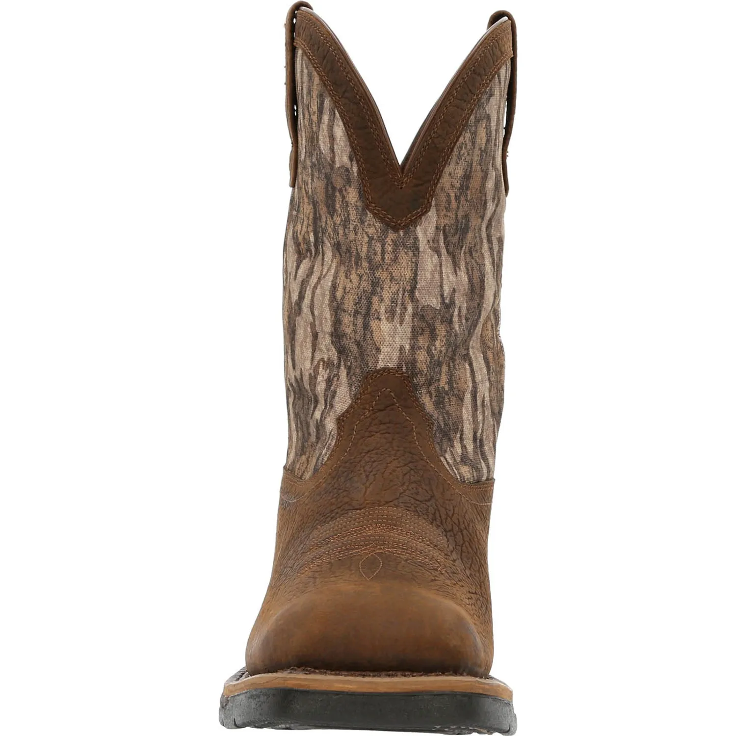 Rocky Mens Bottomland Leather Long Range 11in WP Cowboy Boots