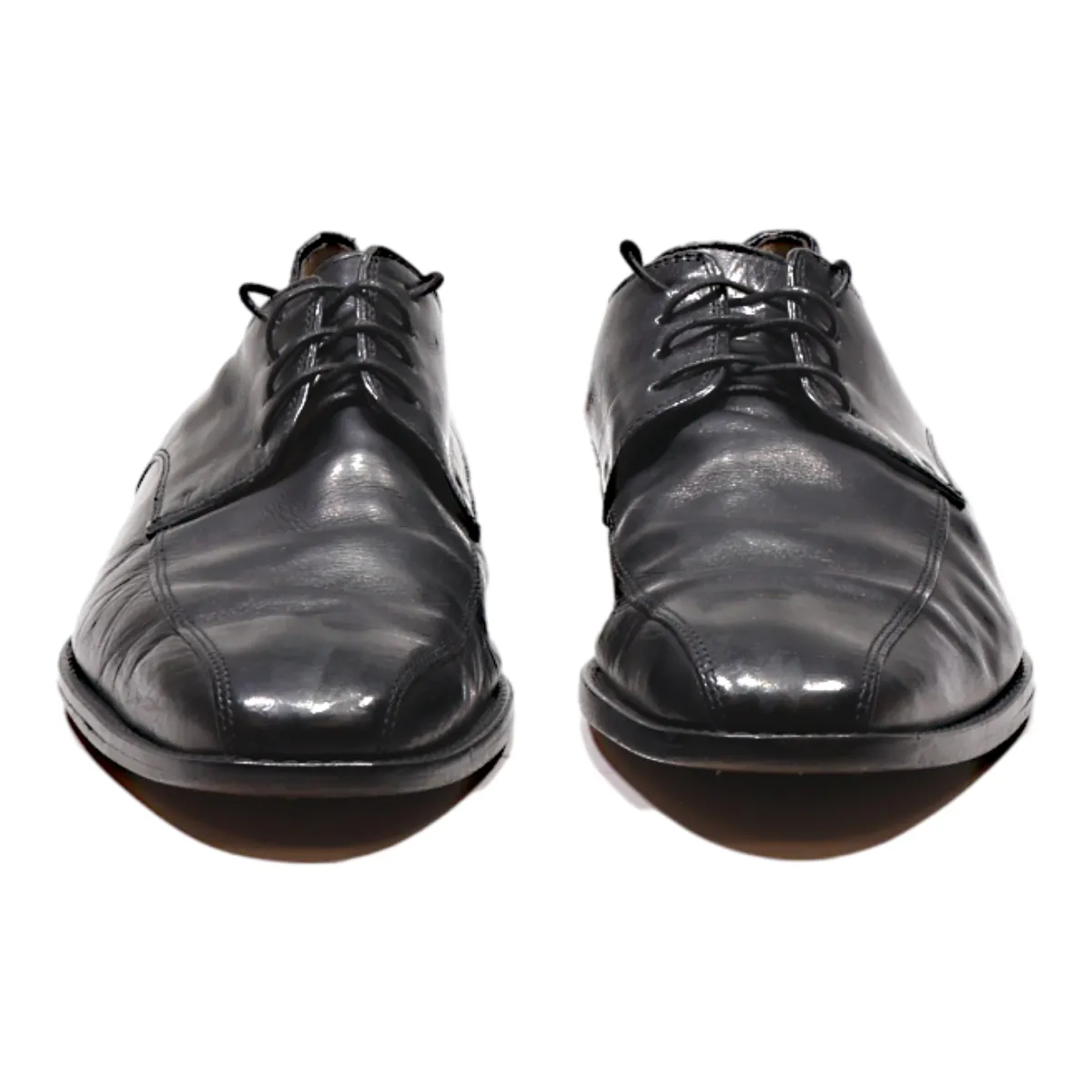 ROVER & LAKES Oxford Shoes Black Leather Mens UK 7.5