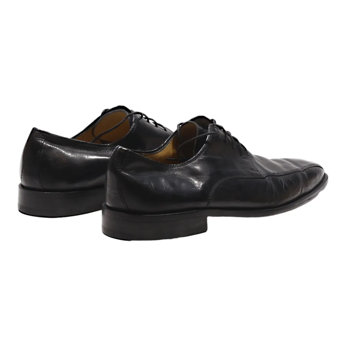 ROVER & LAKES Oxford Shoes Black Leather Mens UK 7.5