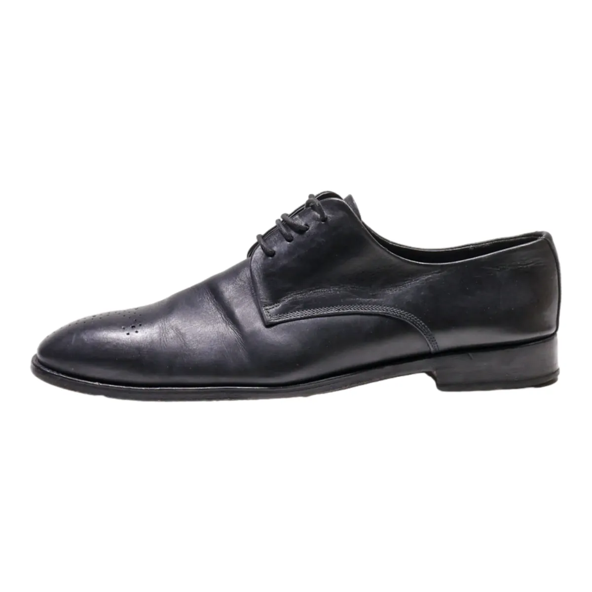 RUSSELL & BROMLEY Oxford Shoes Black Leather Mens UK 8