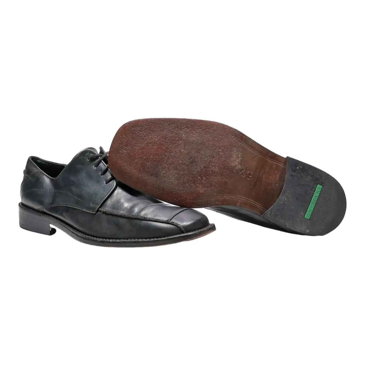 SALAMANDER Oxford Shoes Black Leather Mens UK 12.5