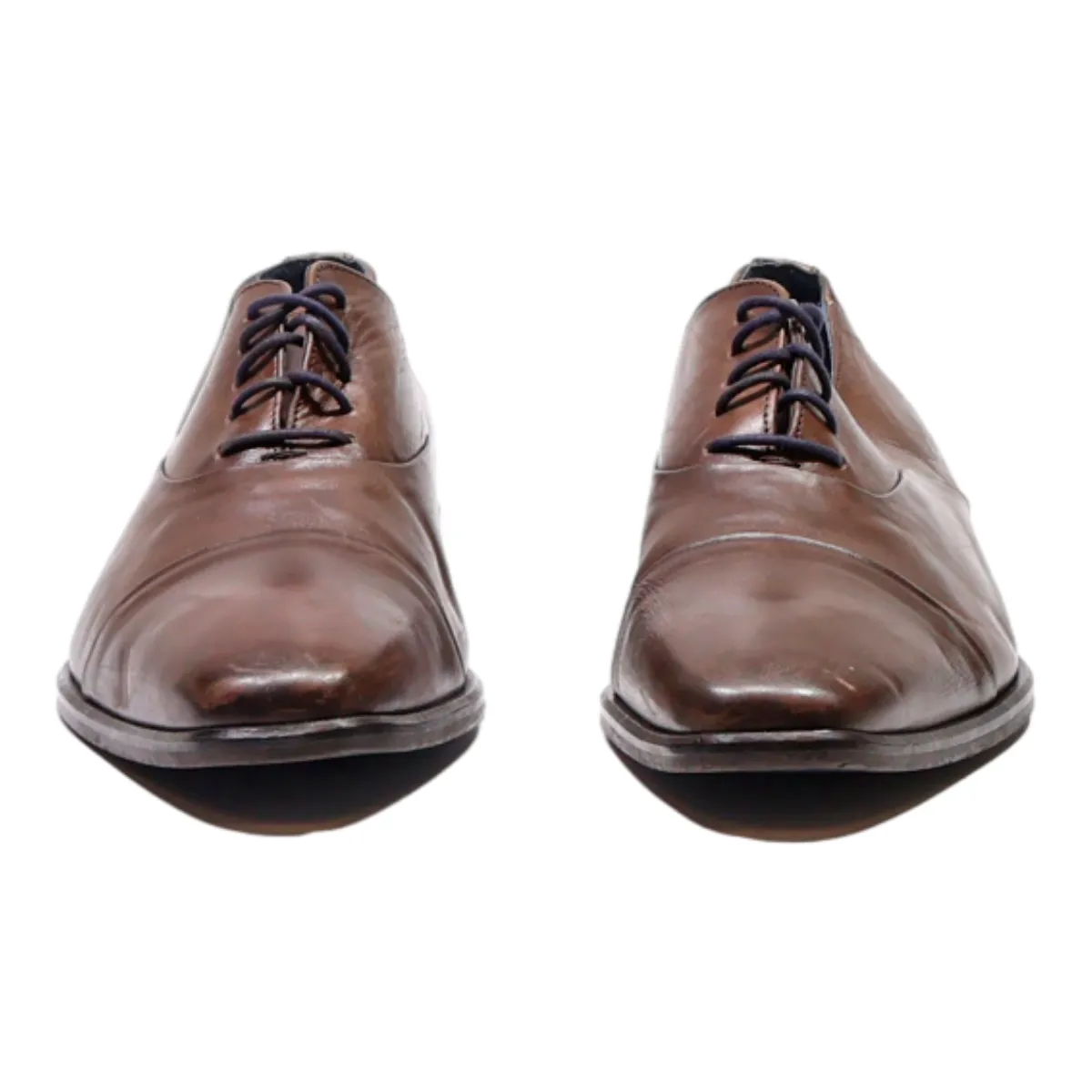 SAN MARINA Oxford Shoes Brown Leather Mens UK 8