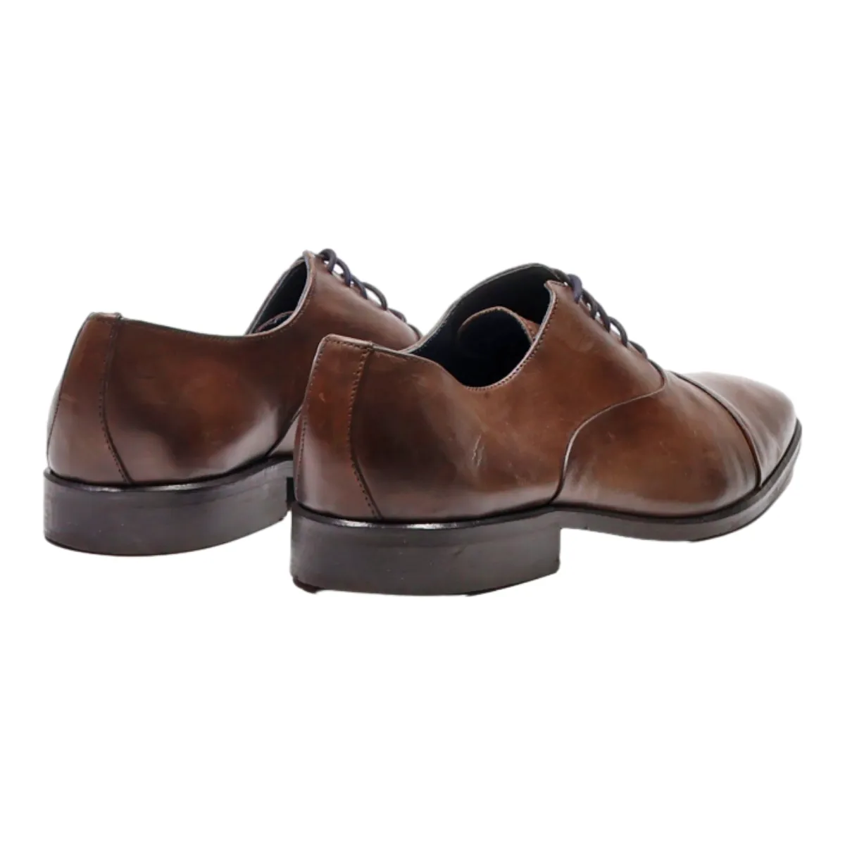 SAN MARINA Oxford Shoes Brown Leather Mens UK 8