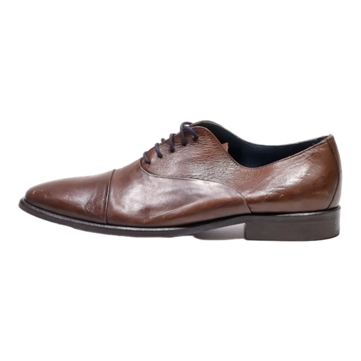 SAN MARINA Oxford Shoes Brown Leather Mens UK 8