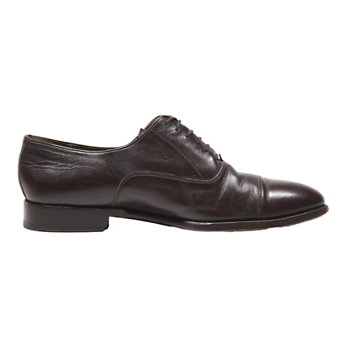 SHOEPASSION Oxford Shoes Brown Leather Mens UK 10