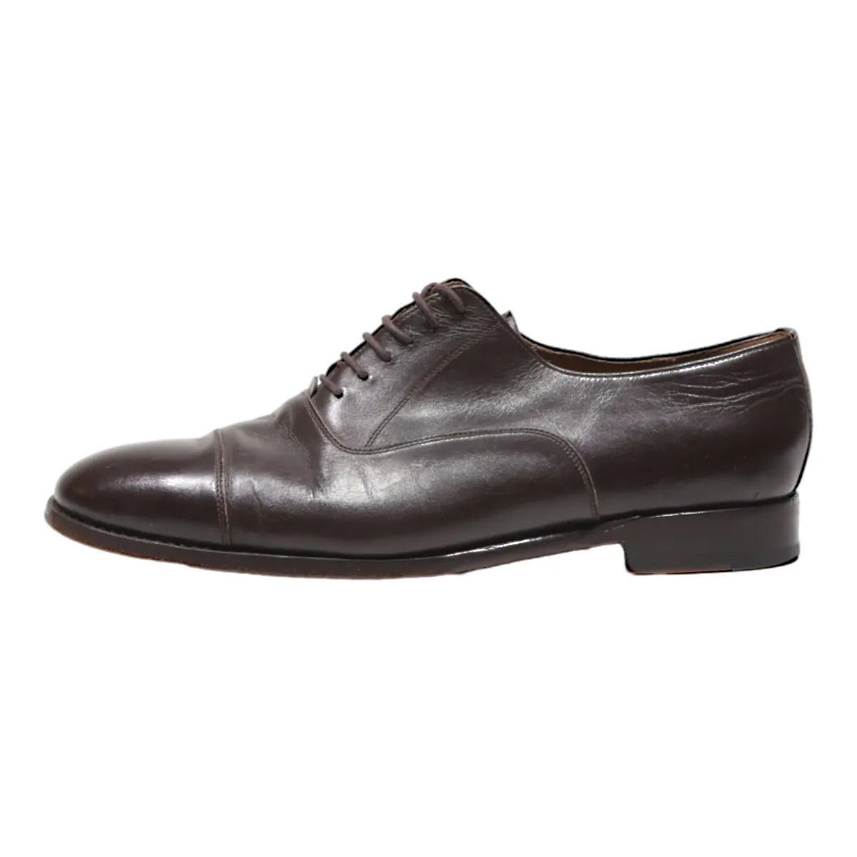 SHOEPASSION Oxford Shoes Brown Leather Mens UK 10