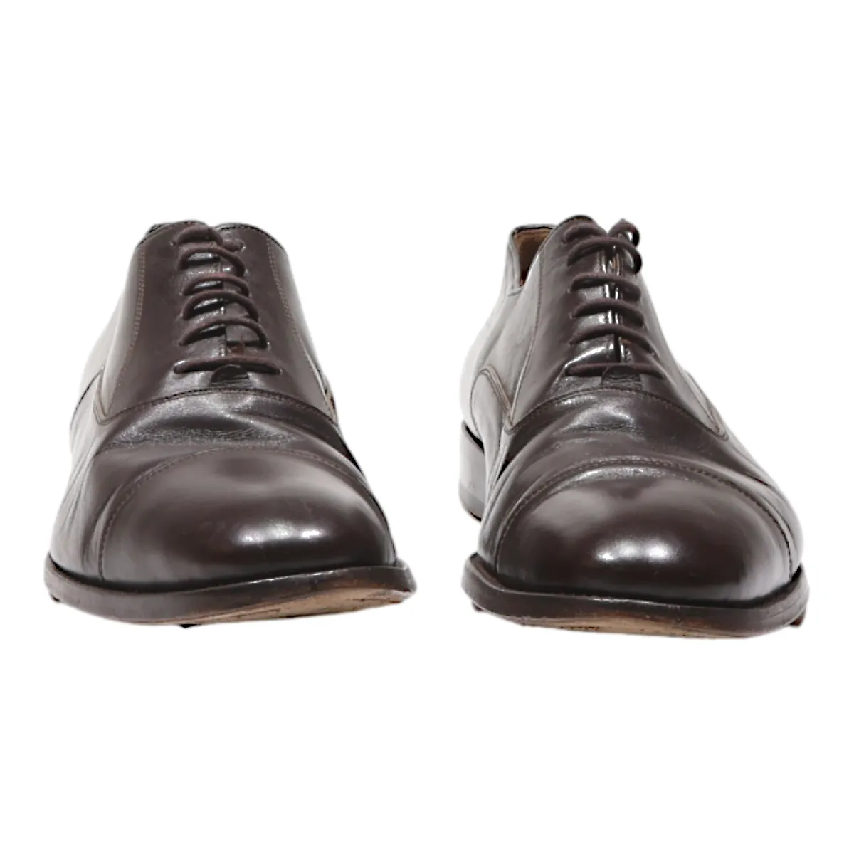 SHOEPASSION Oxford Shoes Brown Leather Mens UK 10