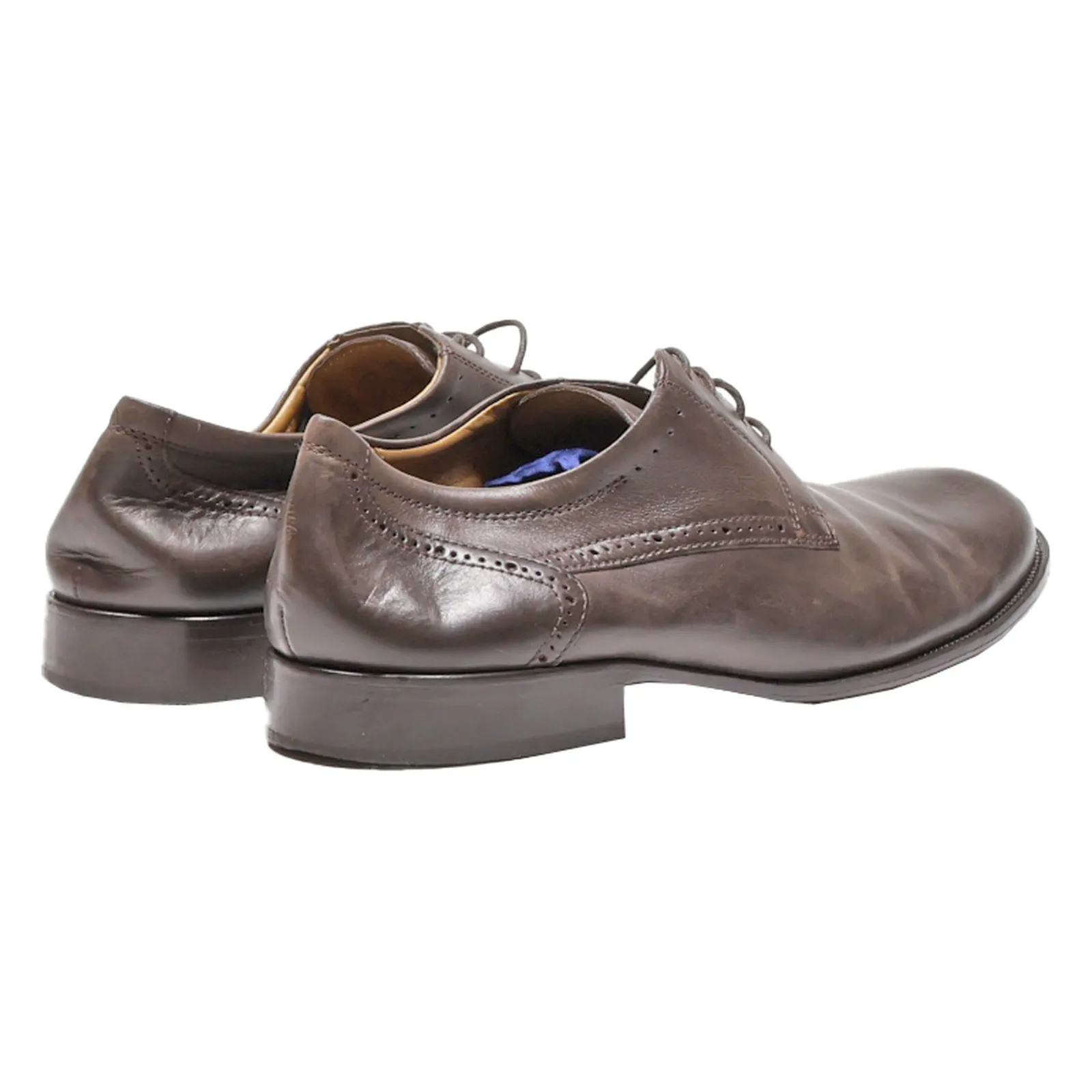 SIOUX Oxford Shoes Brown Leather Mens UK 9