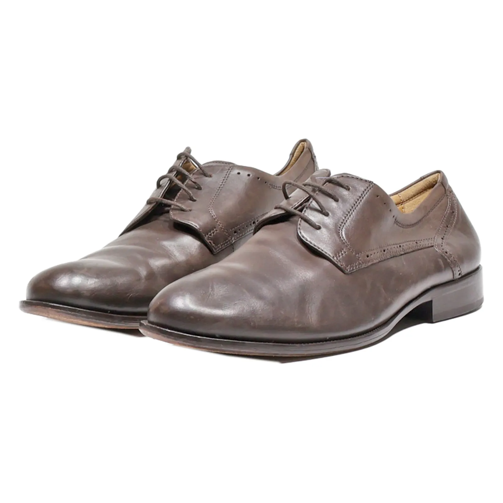 SIOUX Oxford Shoes Brown Leather Mens UK 9