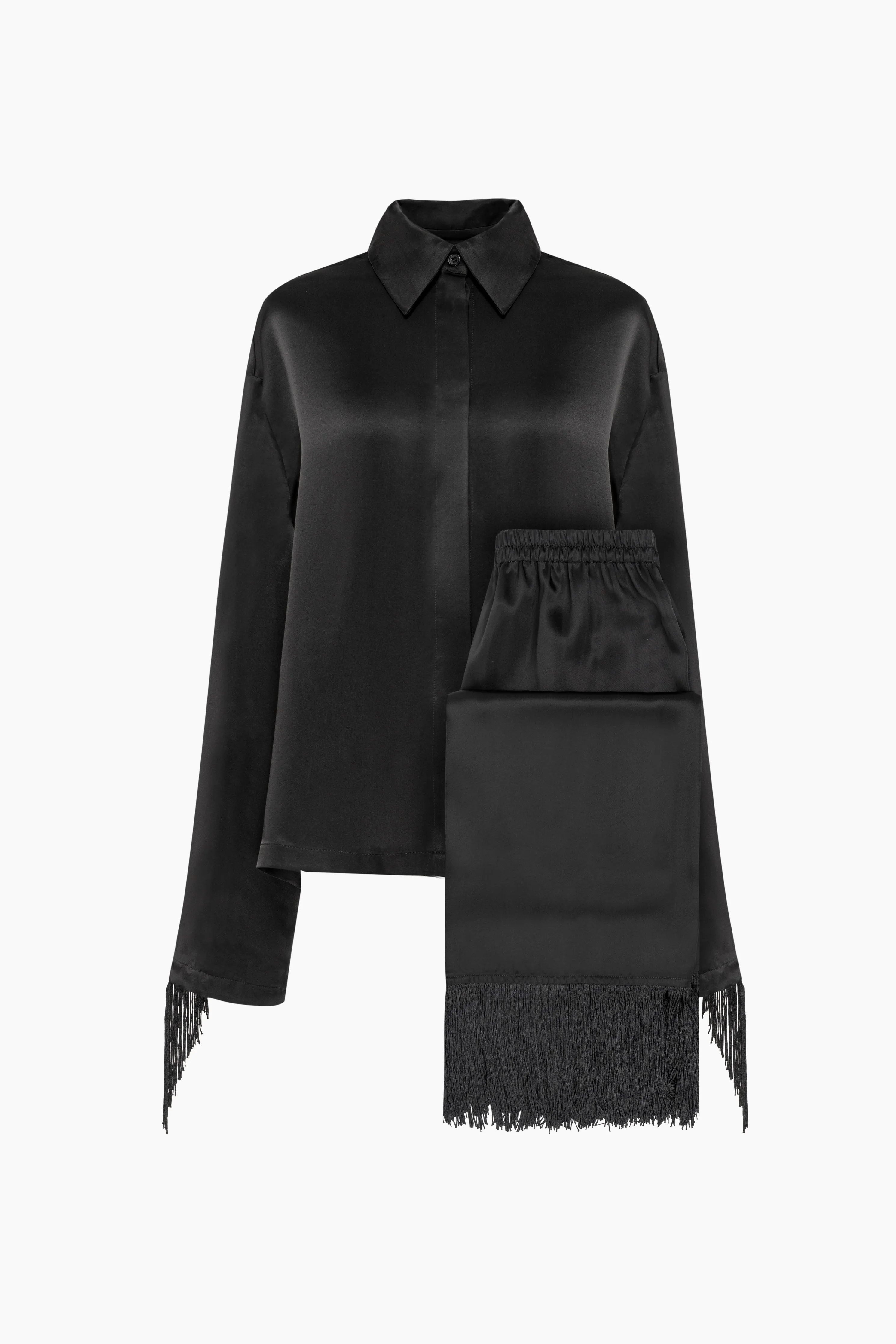 Sleeper Cosmic Cowboy Fringed Set in Black or Blue