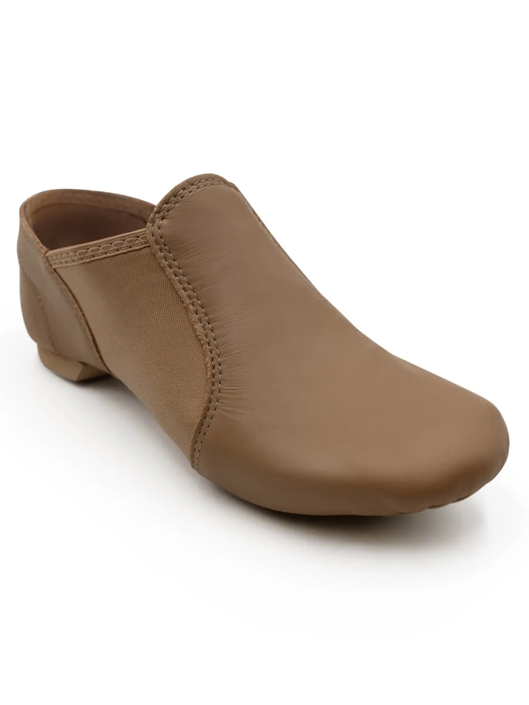 Slip-on Jazz Shoe (Adult) - Black & Caramel