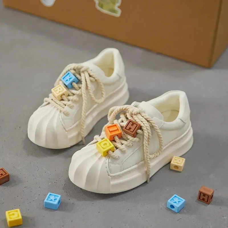 Sohiwoo Ladies Shoes Round Toe Women Footwear High On Platform Off White Low Sale Offers Stylish A Light Korean Original Urban 39
