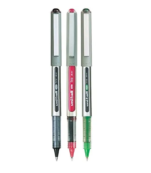 UNI BALL EYE FINE BALL PEN RED BLACK GREEN | SET OF 3 |