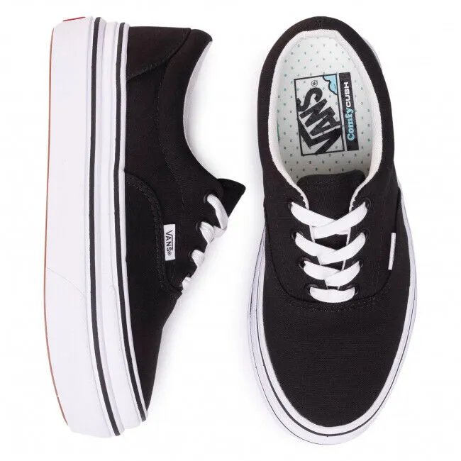 Vans Super Comfycush ERA VN0A4U1D1WX1 Women's Black/White Skate Shoes HS3808
