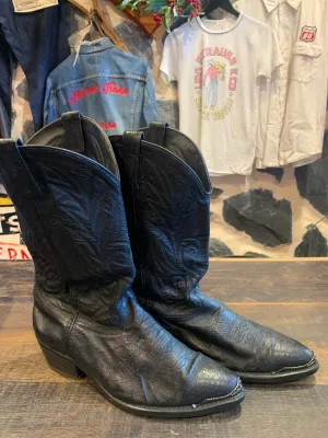 Vintage Acme Black w Silver Tips, 8.5 EW