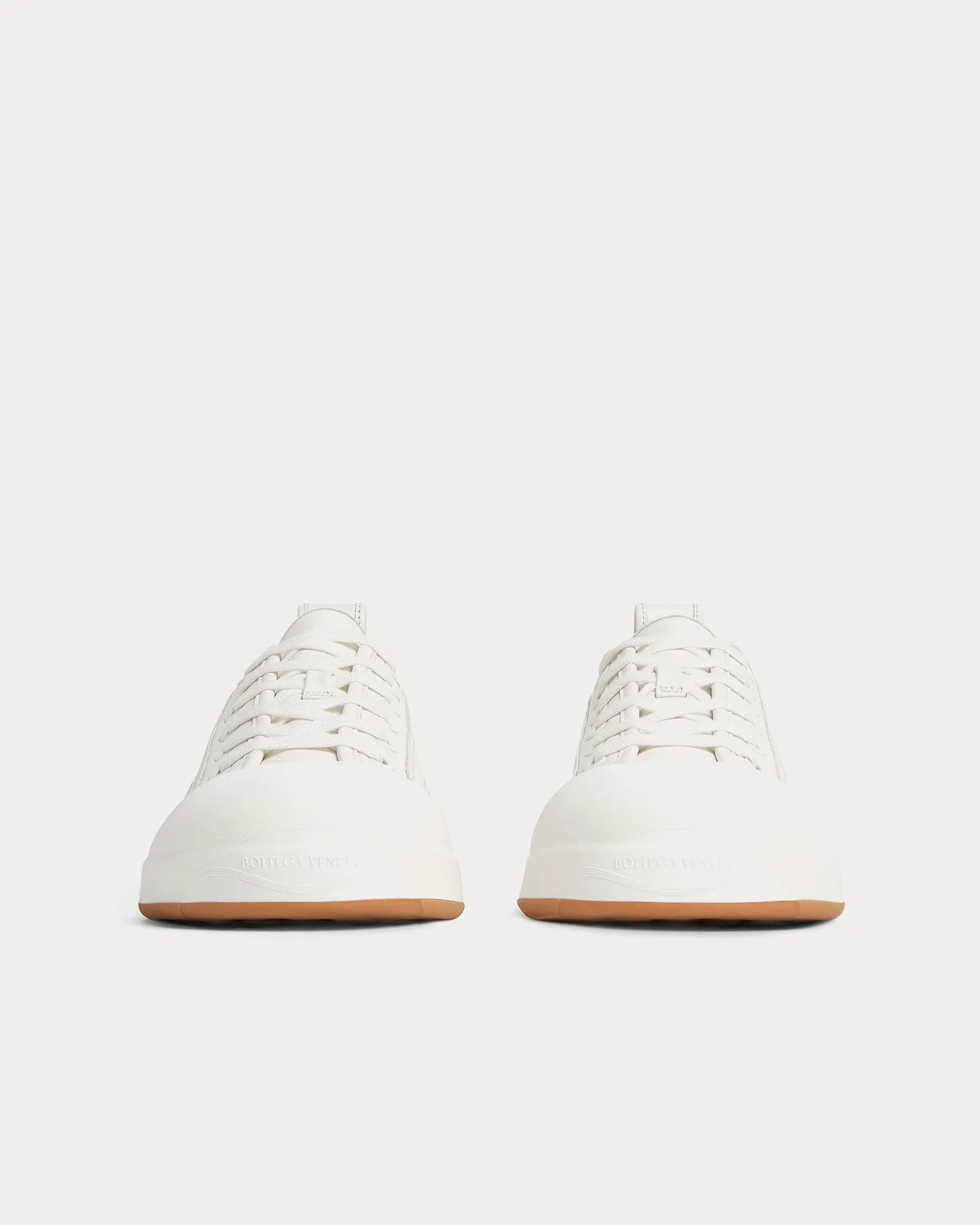 Vulcan Calfskin Leather Optic White Low Top Sneakers