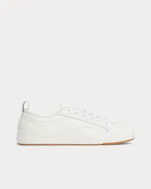 Vulcan Calfskin Leather Optic White Low Top Sneakers