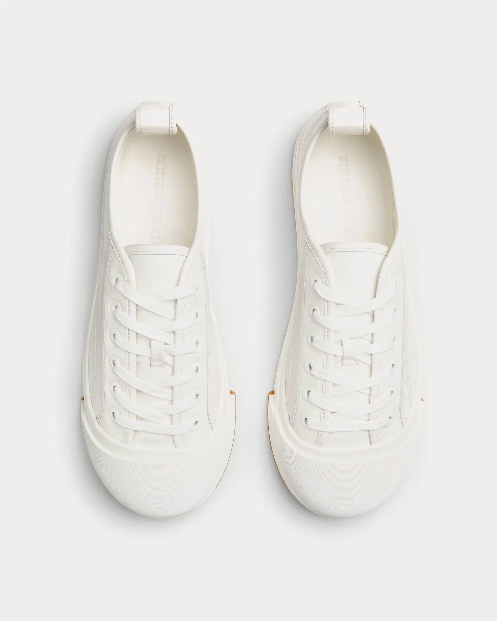Vulcan Calfskin Leather Optic White Low Top Sneakers