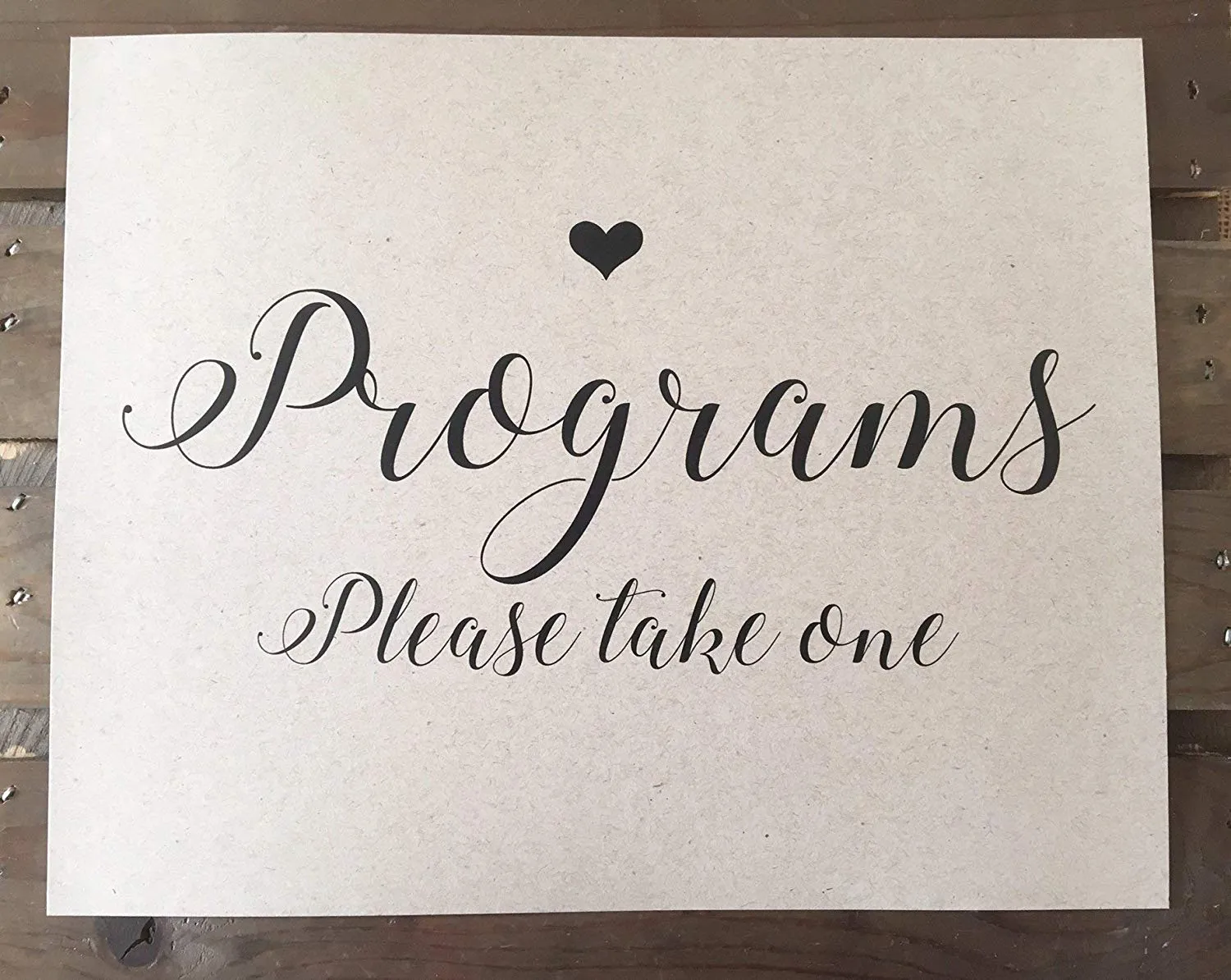 Wedding Signage - Custom - Ceremony Reception - 8x10 UNFRAMED Print - Recycled - Eco Friendly