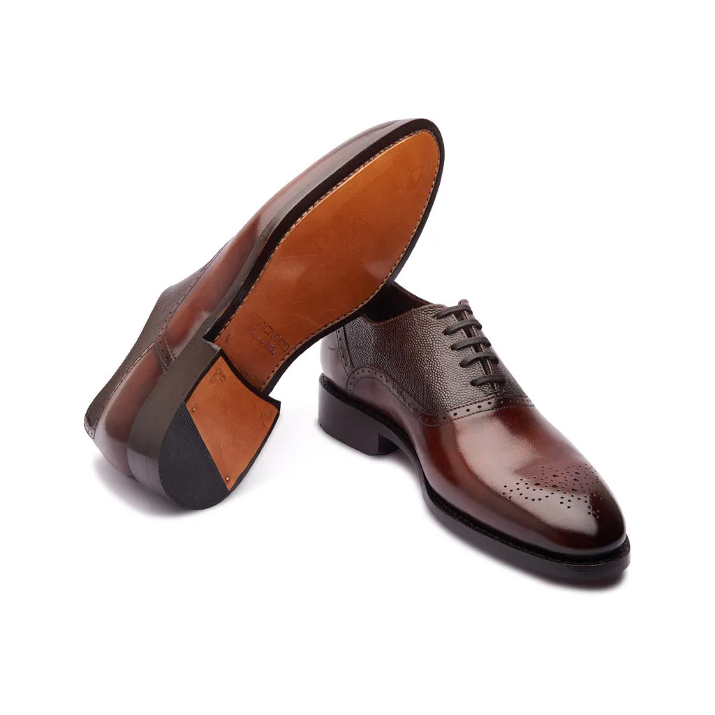 Wenzel, Medallion Oxford - Dark Oak | Hand Welted | Contemporary Classics