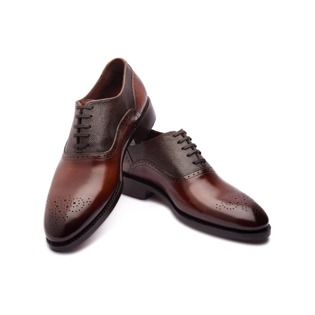 Wenzel, Medallion Oxford - Dark Oak | Hand Welted | Contemporary Classics