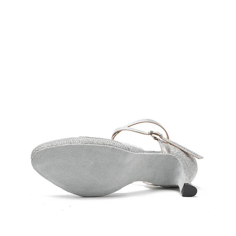 Women Glitter Soft Bottom Ballroom Modern Dance Shoes